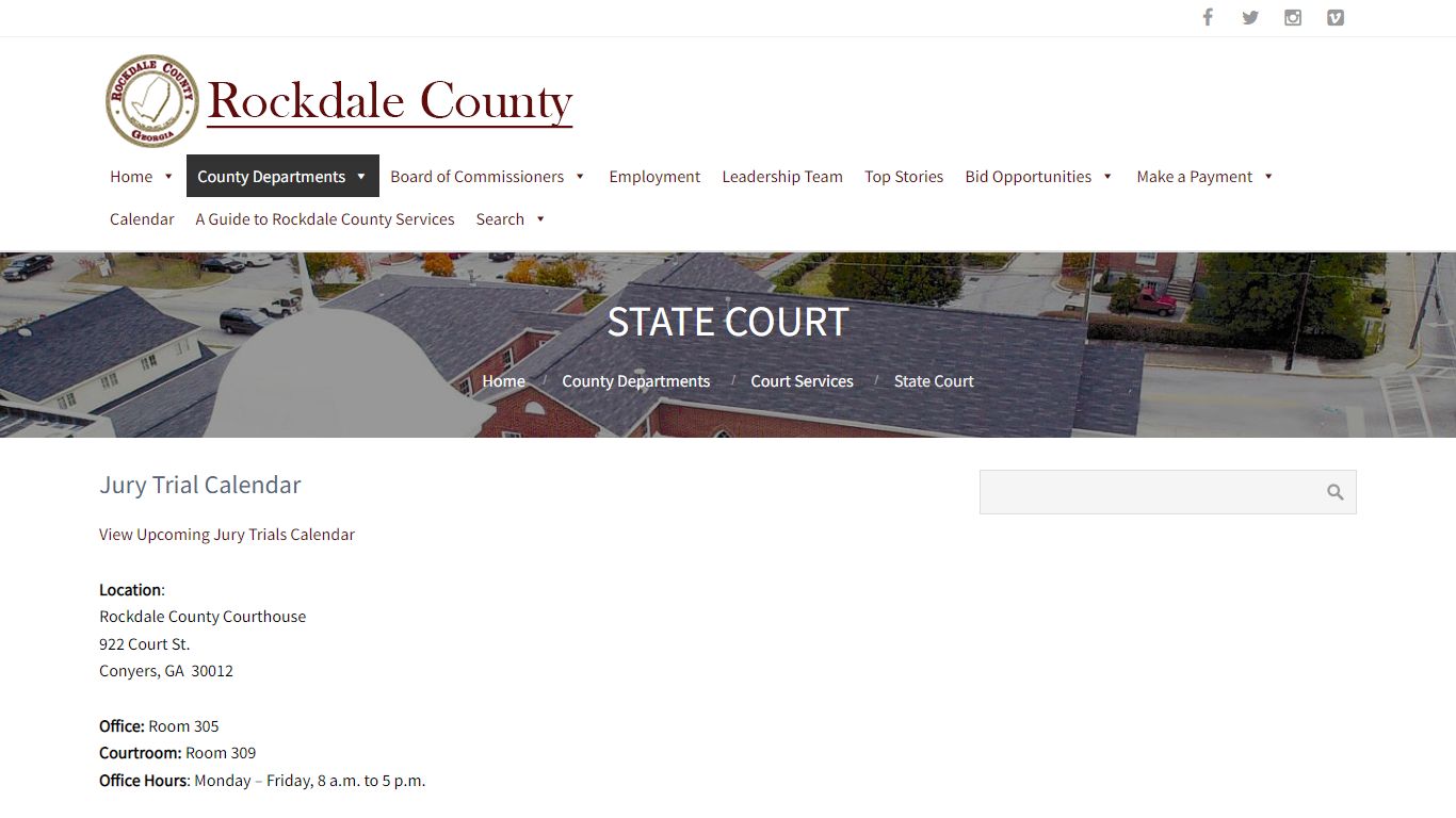 State Court – Welcome to Rockdale County, Georgia!