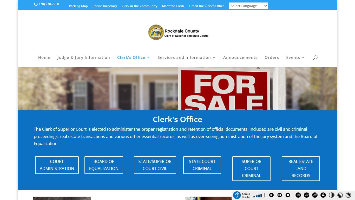 Real Estate - Rockdale County Clerk of Superior and State Courts